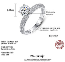 Load image into Gallery viewer, 1 Ct. Brilliant Round Cut Solitaire, GRA certified Moissanite Ring MariaKinz