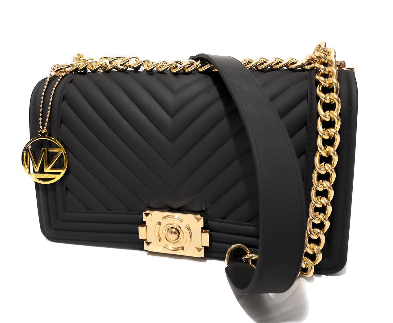 MariaKinz Chevron Jelly Crossbody/Shoulder Purse