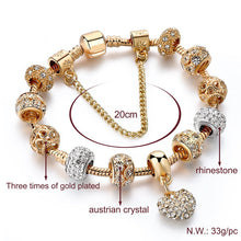 Load image into Gallery viewer, MariaKinz Moments Crystal Charm Sliver Bracelets MariaKinz
