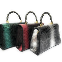 Load image into Gallery viewer, MariaKinz Red VEGAN Leather  Embossed Texture Shoulder/Crossbody Handbags MariaKinz
