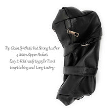 Load image into Gallery viewer, MariaKinz Soft Leather 4 Zipper Pockets Crossbody Purse and Handbag MariaKinz
