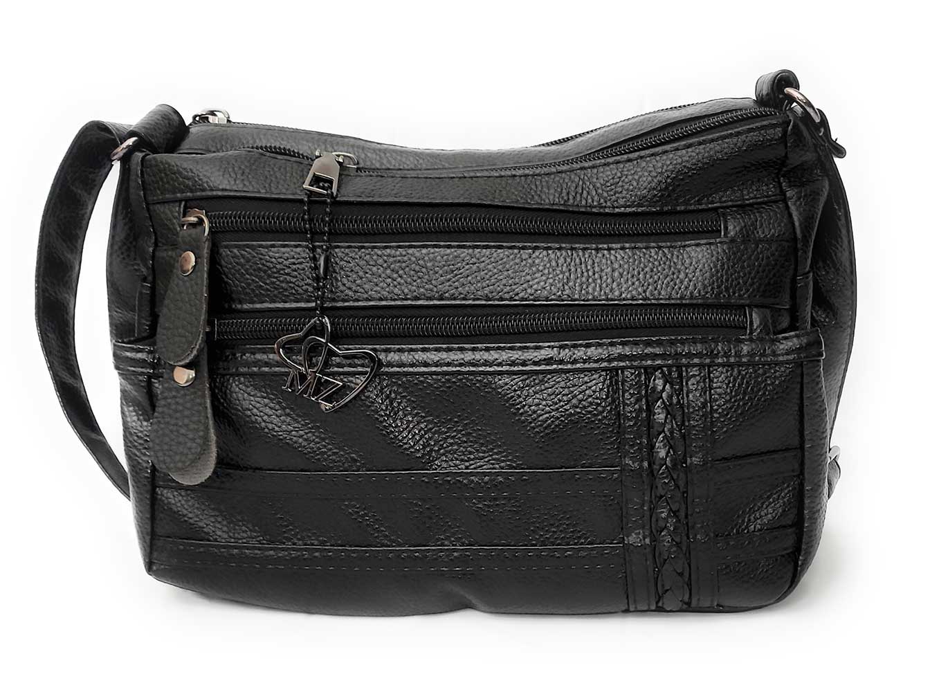Athena 3 in 1 Pleated Bucket Soft Leather Handbag / Shoulder / Crossbo –  Mycharm