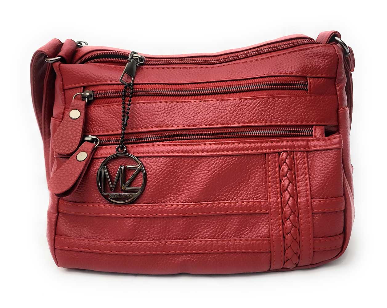 Amazon.com: Women Soft PU Leather Shoulder Handbag Multi Pocket Crossbody  Bag Ladies Medium Roomy Purses Fashion Tote Top Handle Satchel : Clothing,  Shoes & Jewelry