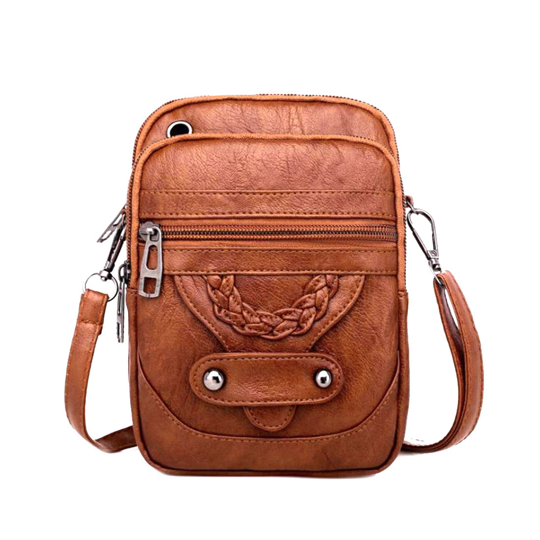 MariaKinz Soft VEGAN Leather Small Crossbody Wallet Purse and Bags for Women