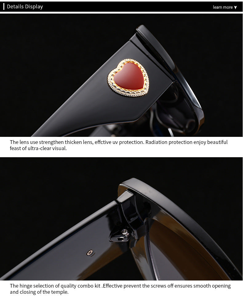 MariaKinz Sunglasses: Dior Wave Leopard Oversized Cat Eye