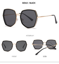 Load image into Gallery viewer, MariaKinz Sunglasses: Incroyable Noir D&#39;or MariaKinz
