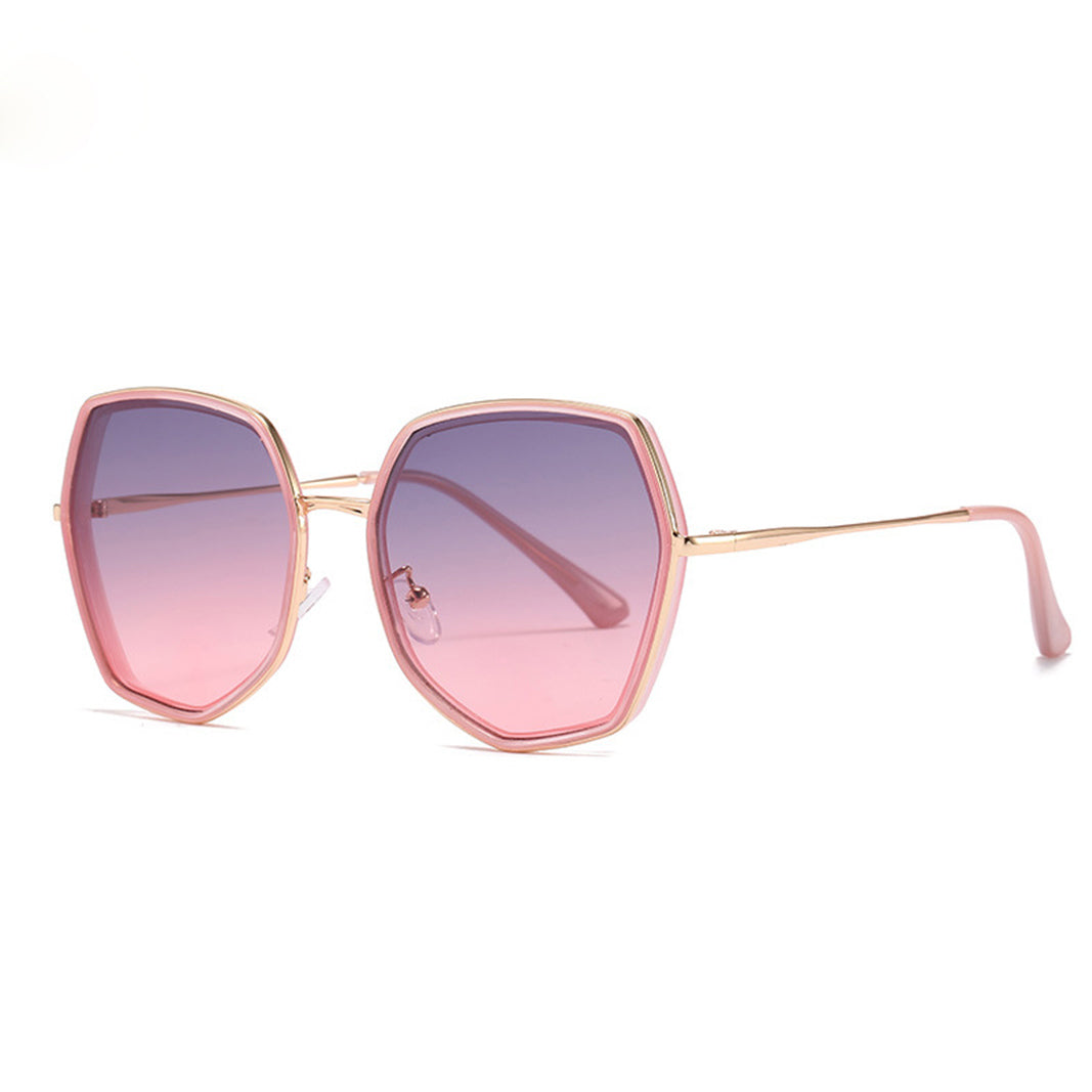 MariaKinz Sunglasses: Oversized Incroyable Pink Gray display picture 1