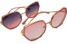Load image into Gallery viewer, MariaKinz Sunglasses: Oversized Incroyable Pink light Pink Lens MariaKinz