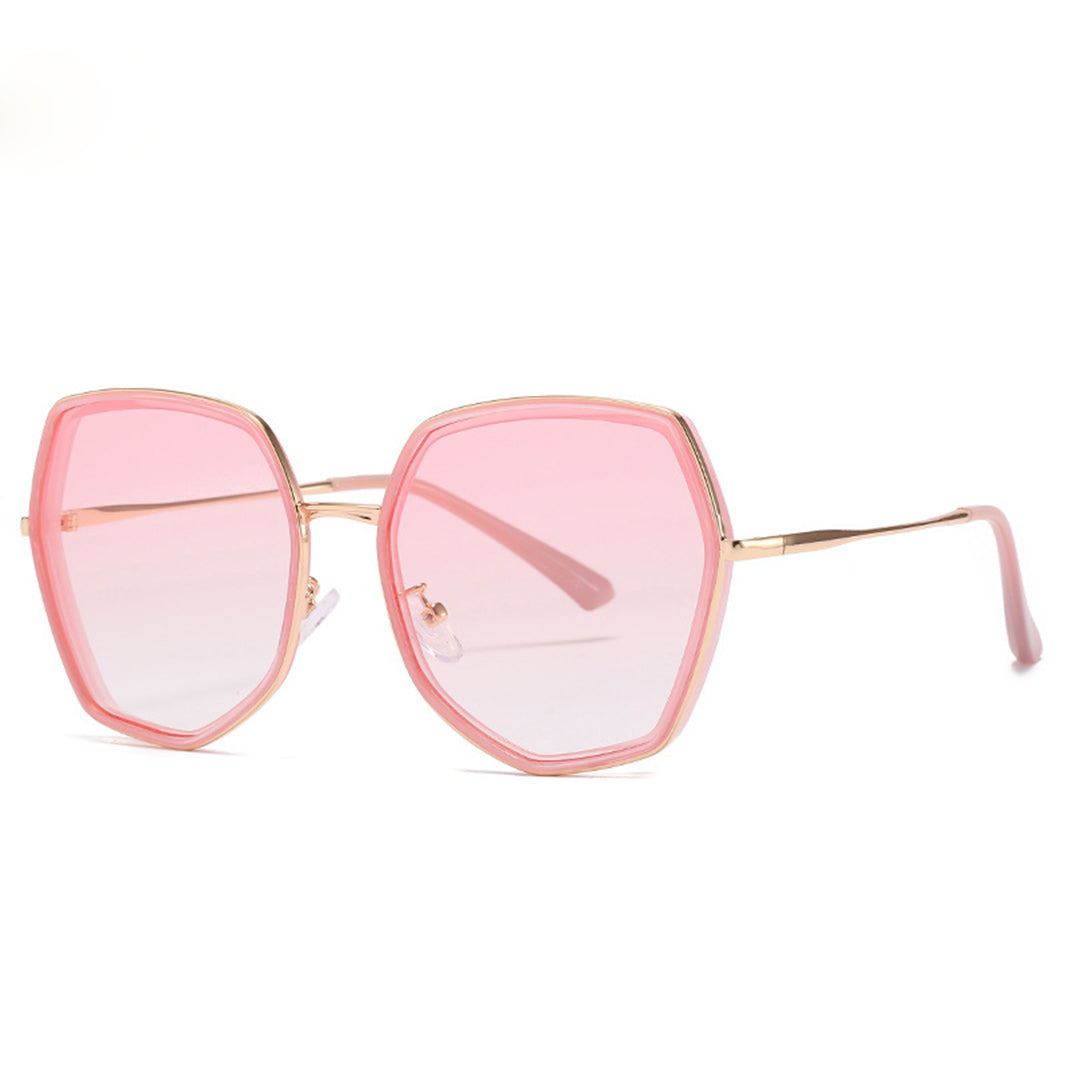 MariaKinz Sunglasses: Oversized Incroyable Pink light Pink Lens display picture 1