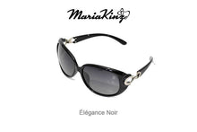 Load image into Gallery viewer, MariaKinz Sunglasses Oversized Oval Polarized Sunglasses Noir MariaKinz
