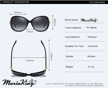 Load image into Gallery viewer, MariaKinz Sunglasses Oversized Oval Polarized Sunglasses Rouge MariaKinz
