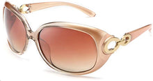 Load image into Gallery viewer, MariaKinz Sunglasses Oversized Oval Polarized Sunglasses Transparent MariaKinz