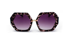 Load image into Gallery viewer, MariaKinz Sunglasses: Versa Leopard Frame Brown Gradient Lens MariaKinz
