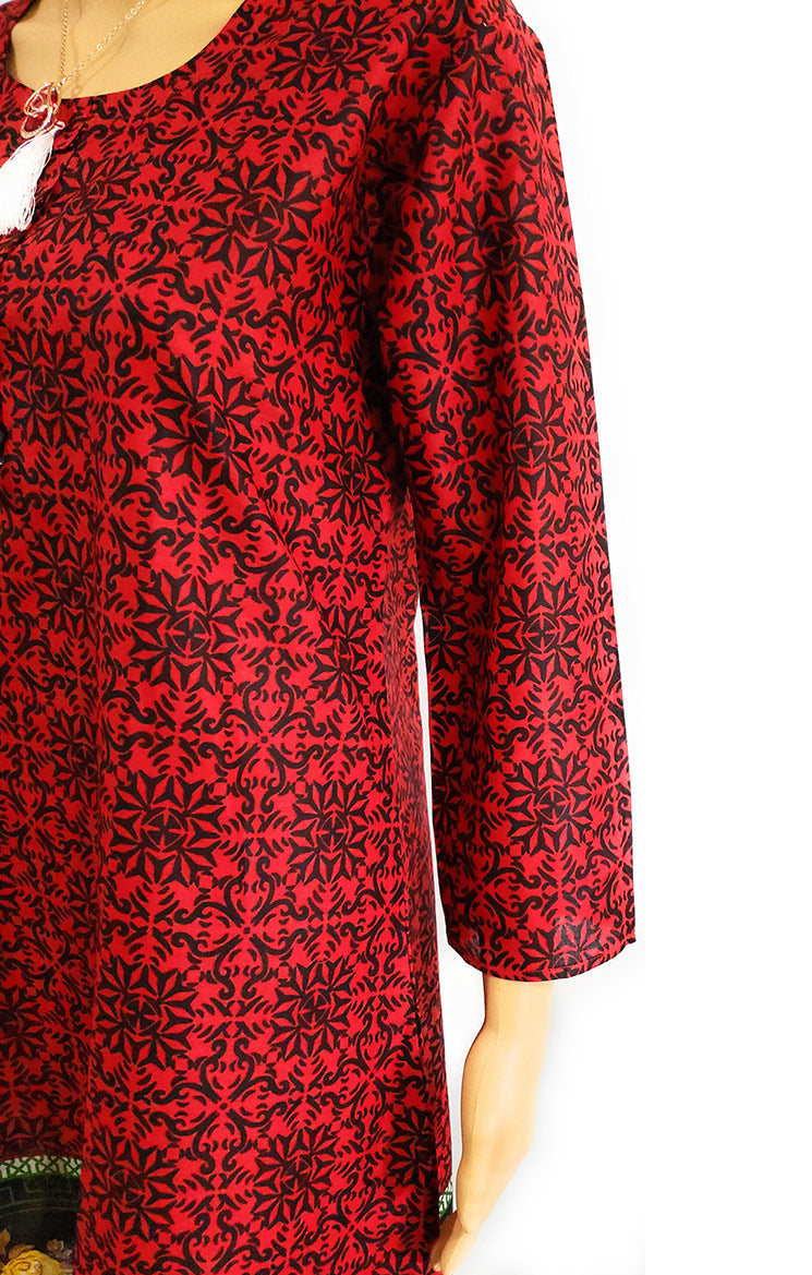 knee length cotton dresses MariaKinz Woven Cotton Linen Summer Casual Knee Length Dress