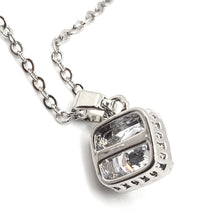 Load image into Gallery viewer, Princes Cut Square Crystal CZ Solitaire Jewelry Set MariaKinz
