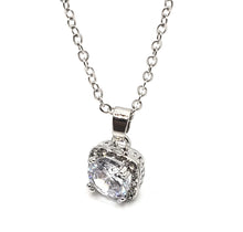 Load image into Gallery viewer, Princes Cut Square Crystal CZ Solitaire Jewelry Set MariaKinz
